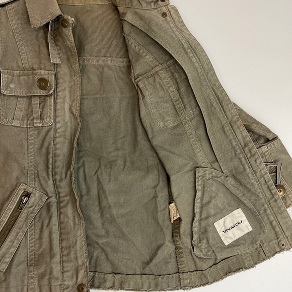 Vintage VIVAYOU Utility Coat Jacket with Belt - Picture 8 of 8